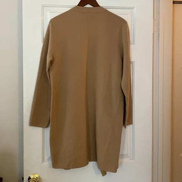 Basler 100% Virgin Wool Long Open Cardigan Sweater Size 42 EUR/ 10 US - Picture 2 of 14